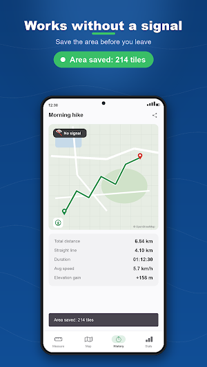 Distance Measure Pro: GPS Area Screenshot 2