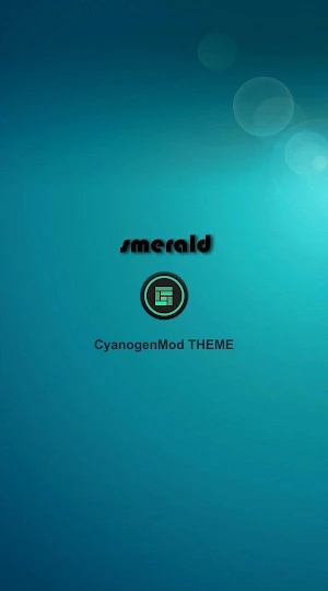 Smerald Green CM Theme Screenshot 0