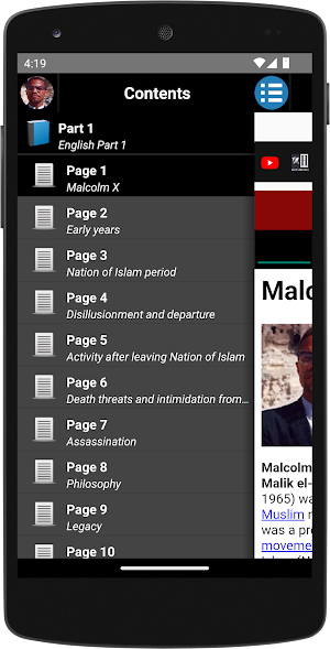Malcolm X - Biography Screenshot 0