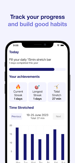 Stretch15: Beginner Stretching Screenshot 3