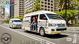 US Mini Van Simulator Games 3D Screenshot 1