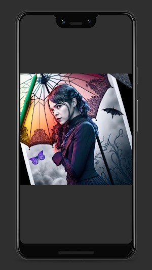 Wednesday Addams 2 Coloring Screenshot 1