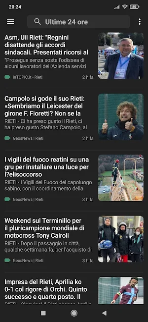 Rieti notizie Screenshot 2