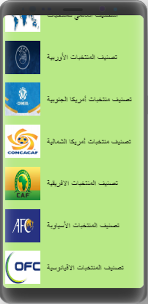 التصنيف العالمى Screenshot 1
