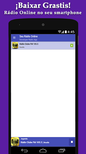 Radio Clube FM 105.5 Brasilia - Radio Online Screenshot 1