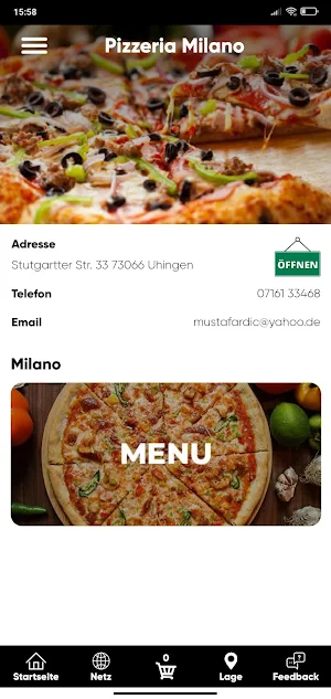 Pizzeria Milano Screenshot 1