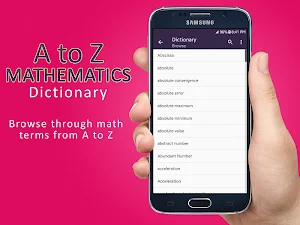 Mathematics Dictionary Screenshot 0