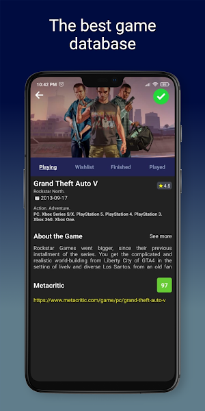 TGL Games - Game Database Screenshot 2