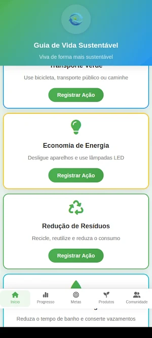 Guia de Vida Sustentável Screenshot 0