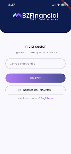 BZFinancial Screenshot 1