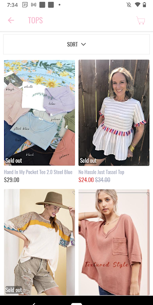 Shop Southern Señoritas Screenshot 2