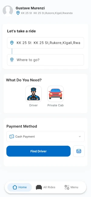 Abasare: Your Driver in Rwanda Screenshot 1