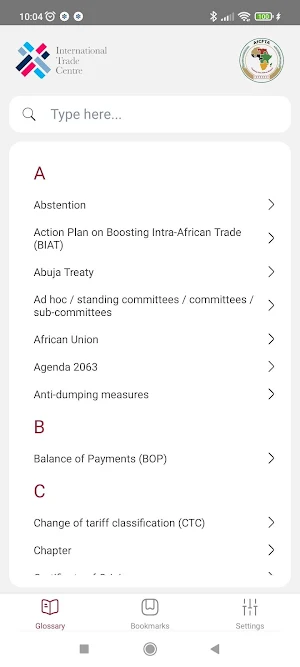 AfCFTA: A Glossary Screenshot 1