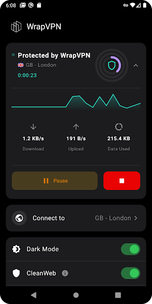 WrapVPN: Fast & Secure Proxy Screenshot 0