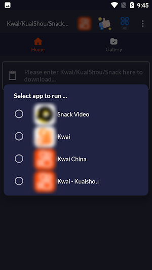 Downloader for Kwai(Kuaishou) Screenshot 1