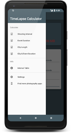 TimeLapse Calculator Free Screenshot 1