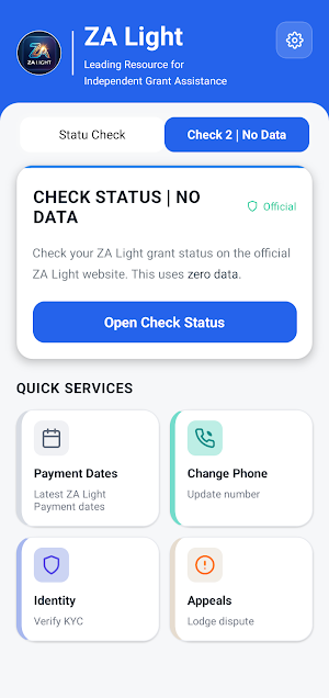 ZA light R370 Status Check Screenshot 1