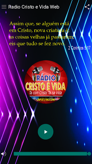 Rádio Cristo é Vida Web Screenshot 1