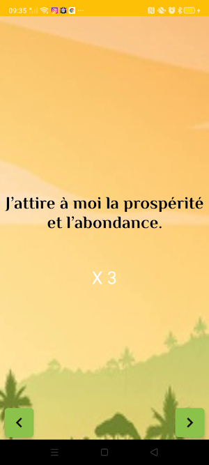 Affirmations positives du mati Screenshot 3