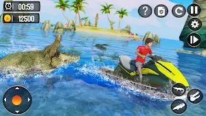 Angry Crocodile Attack Sim 3D Screenshot 2