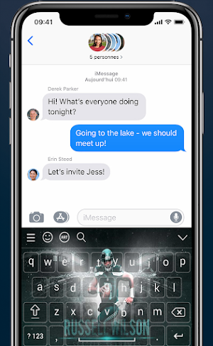 Russell Wilson Keyboard Theme NFL 2021 For Fans Screenshot 3
