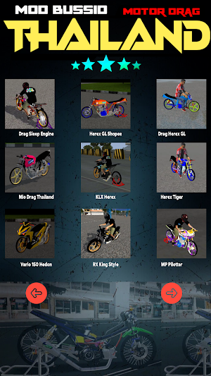 Mod Bussid Motor Drag Thailand Screenshot 3