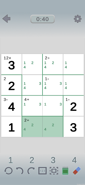 KenKen - Daily Logic Puzzle Screenshot 1