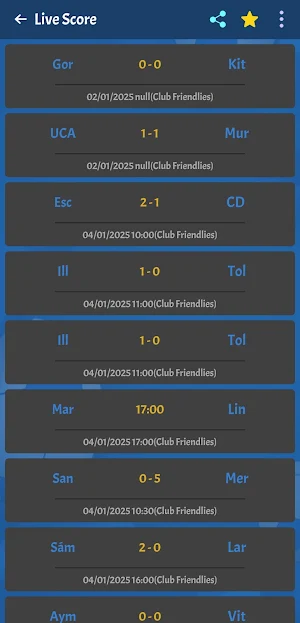 Football Live Score TV Screenshot 1