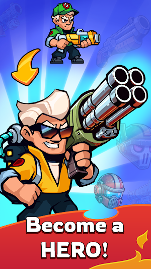 Guns and Ghosts: Idle TD Game Screenshot 2