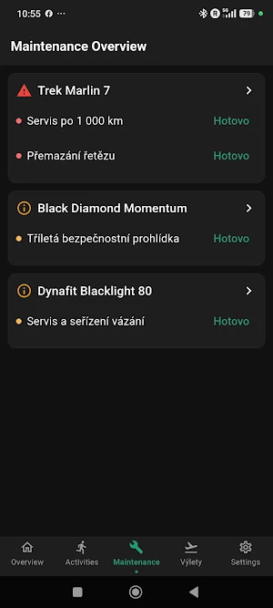 OutdoorGearTracker Screenshot 3