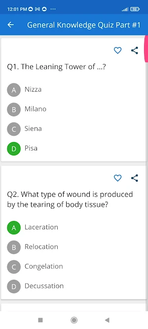 GK Quiz General Knowledge App Screenshot 2