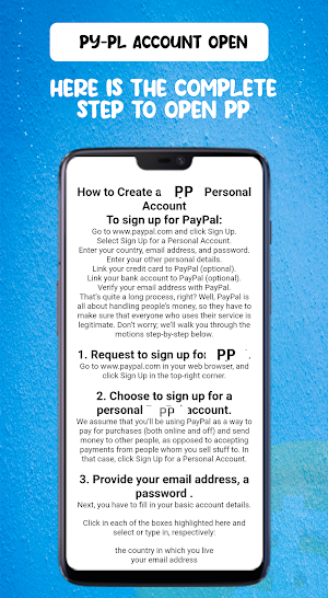 How to Open a PayPal Account Screenshot 3