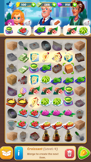 Merge Cafe Premium -Home Decor Screenshot 0