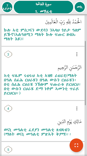 Holy Quran Tigrinya Screenshot 3
