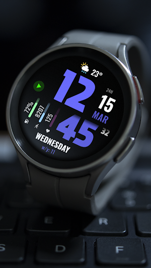 WFP 219 Modern watch face Screenshot 3