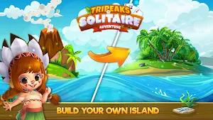 Solitaire Tripeaks Adventure - Paradise Island Screenshot 1