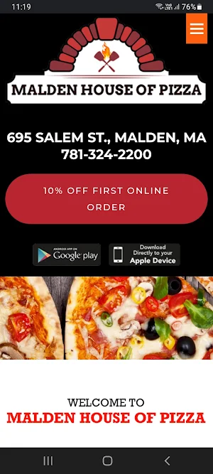 Malden House of Pizza Screenshot 2