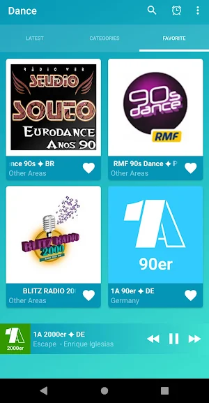 Dance music radios online Screenshot 3