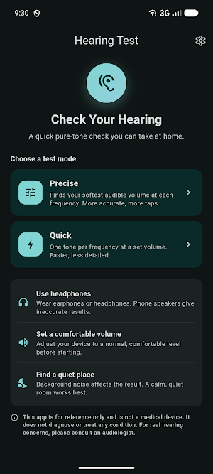 Hearing Test - Ear Check Screenshot 0