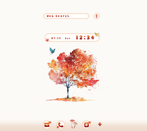 The Colors of Autumn Theme Screenshot 0