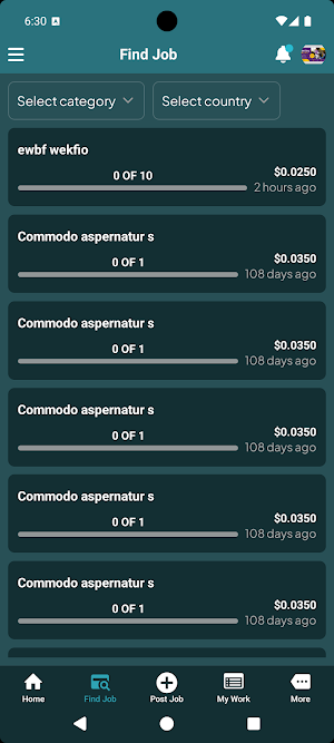 Workdear: Micro Jobs & Tasks Screenshot 2