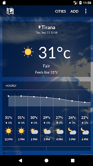Albania Weather Screenshot 0