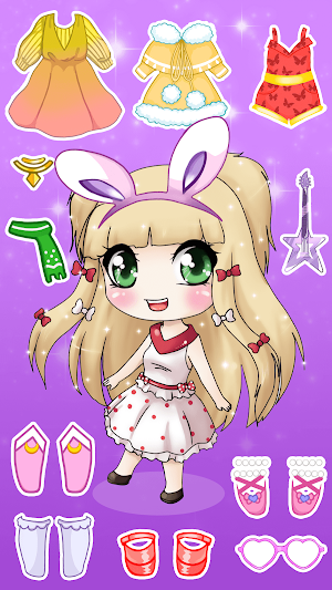 Fashion Famous Doll Dress Up Screenshot 0
