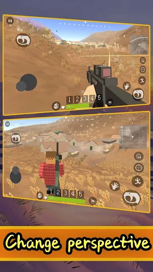 Desert shooting-wild escape pixel fighting game Screenshot 1