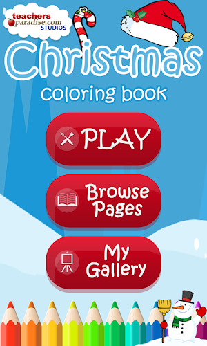 Christmas Coloring Book Games Screenshot 0