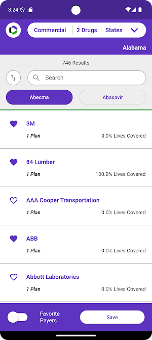 Fingertip Drug Coverage Screenshot 2
