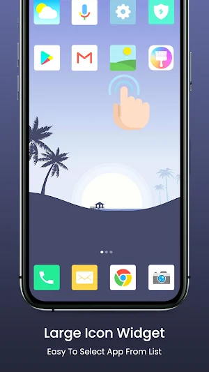 Large Icons Widget - Big Icon Screenshot 0