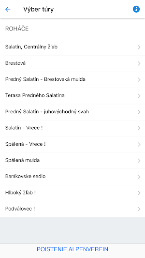 Skialp Túry - Roháče Screenshot 2