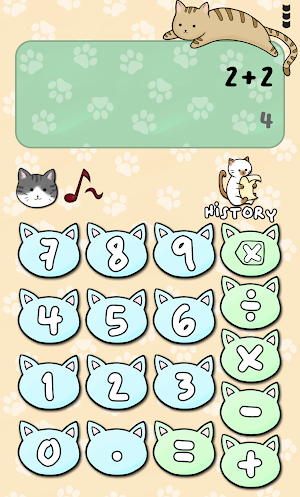 Catsculator - Cute cats and kitties calculator Screenshot 0