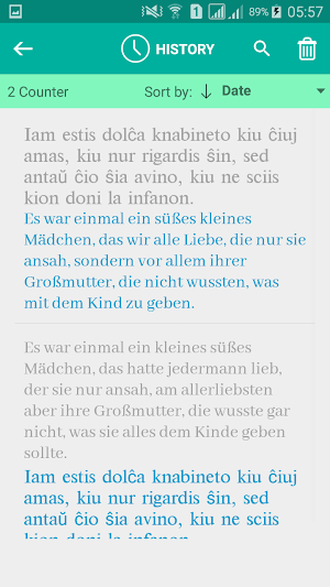 Esperanto German Translator Screenshot 3